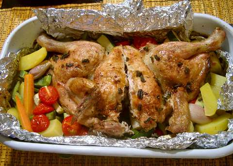 Limonen-Chilli-Huhn