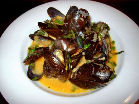 Muscheln in Kokosmilch