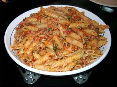 Penne con sugo della Rosa