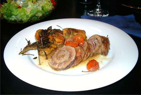 Kalbfleisch-Parma-Röllchen