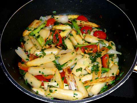 Spargelgröstl